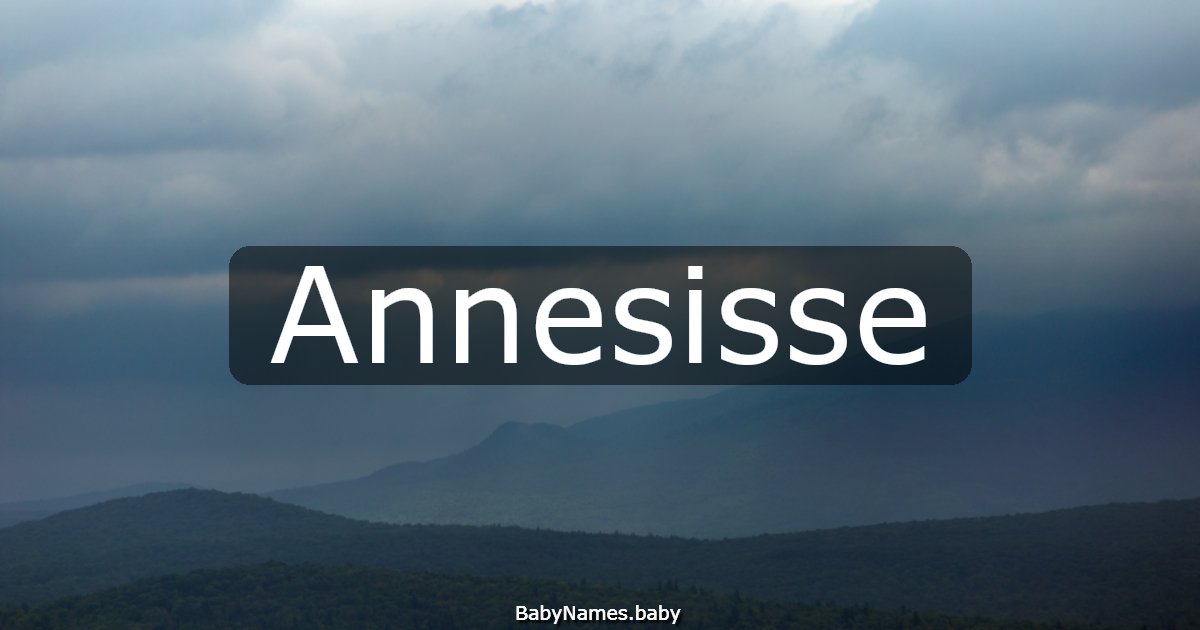Annesisse