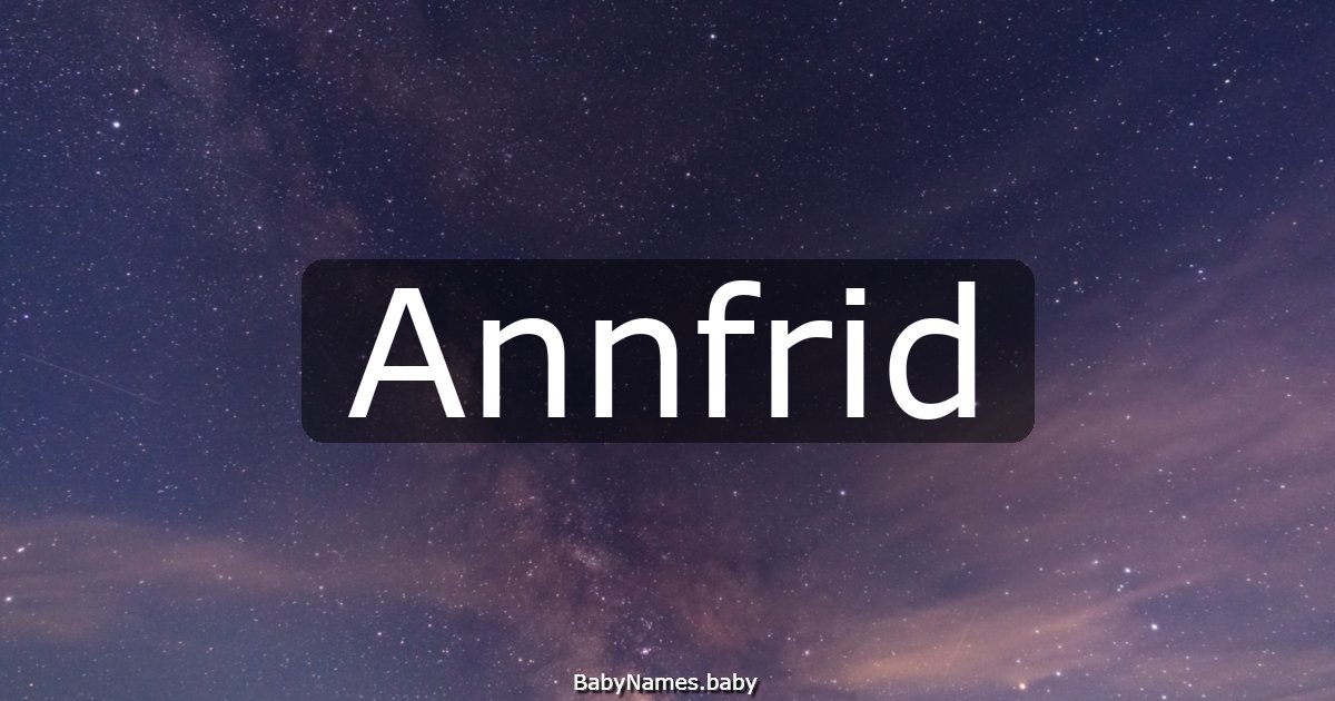 Annfrid