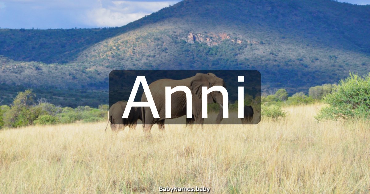 Anni