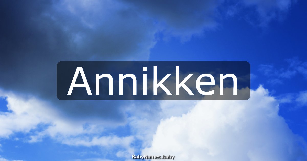 Annikken