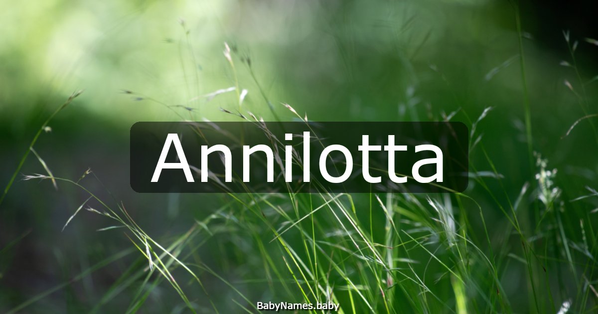 Annilotta