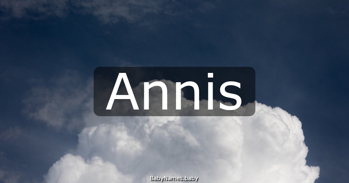 Annis