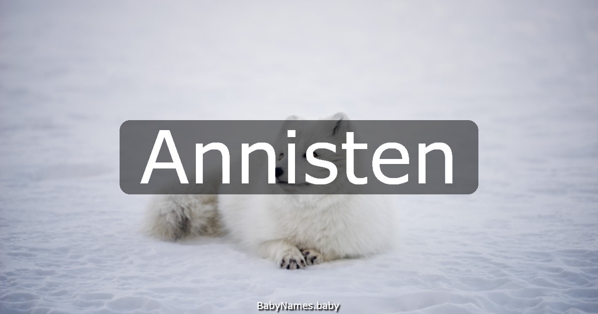 Annisten
