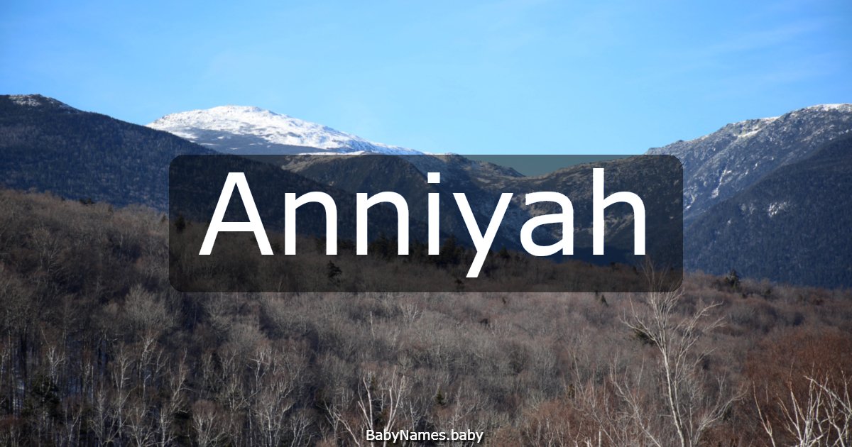 Anniyah