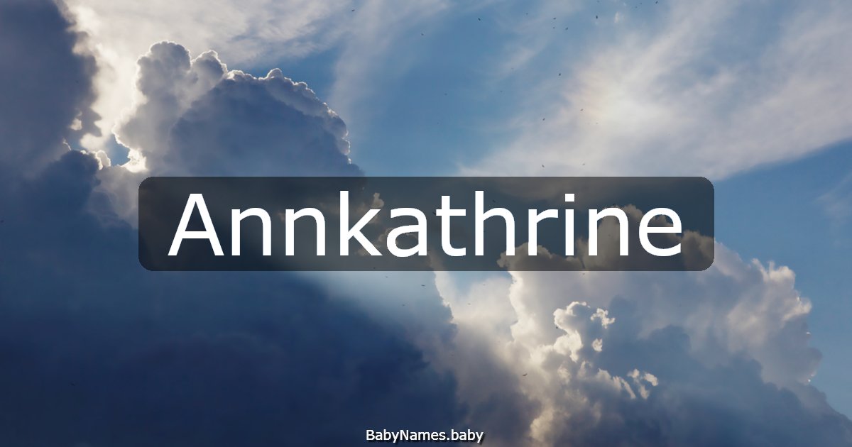 Annkathrine