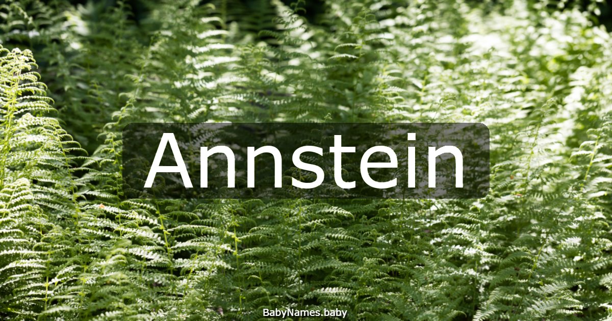Annstein