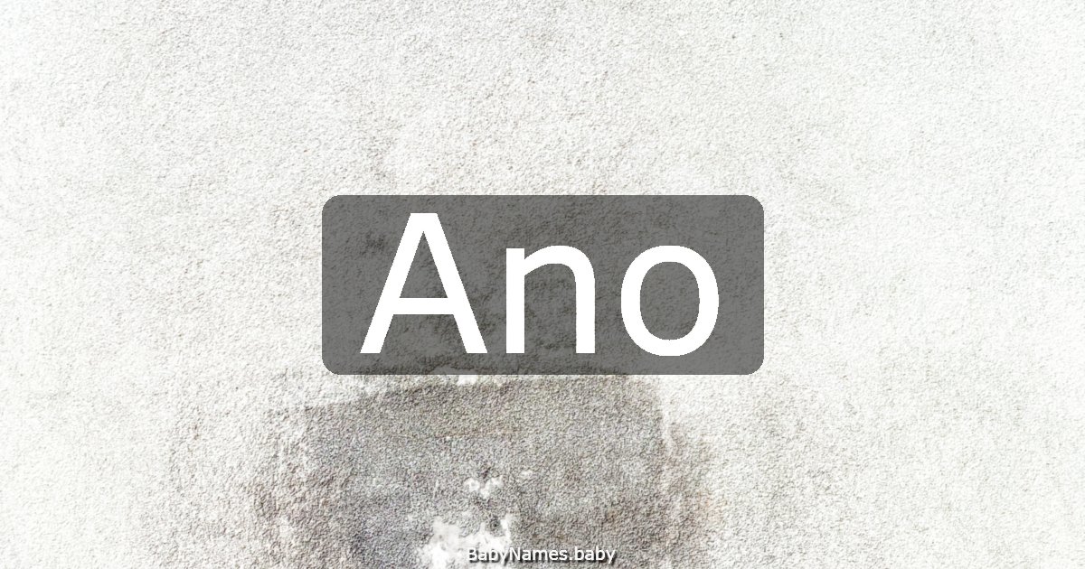 Ano