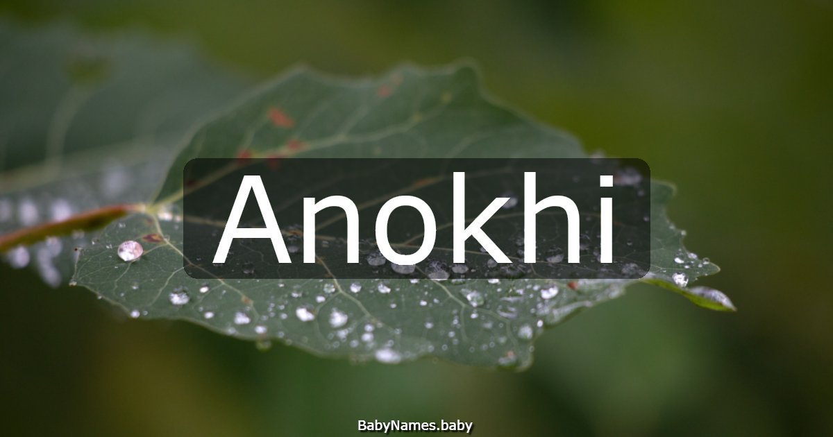 Anokhi