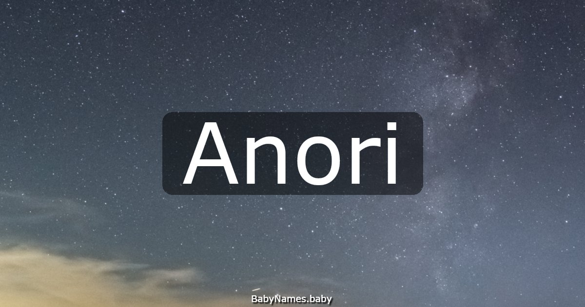 Anori
