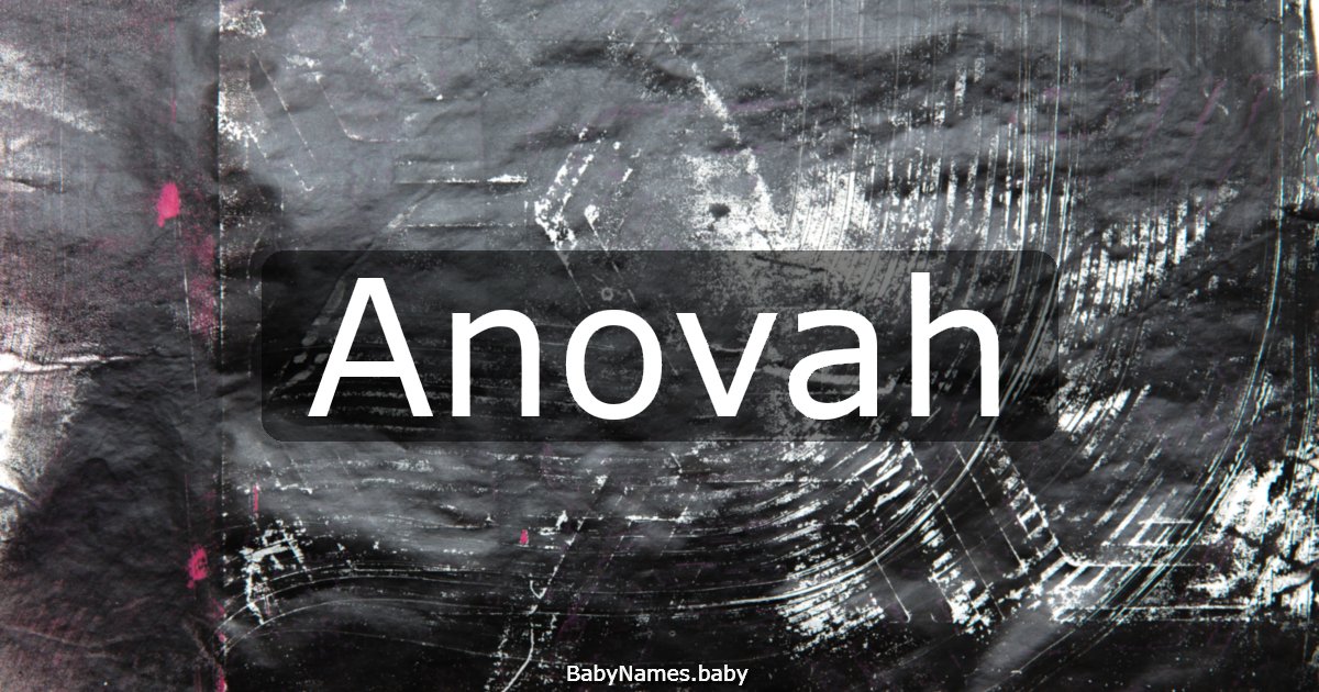 Anovah