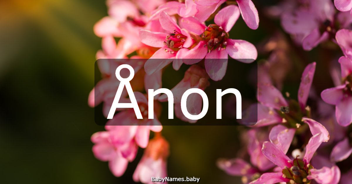 Ånon