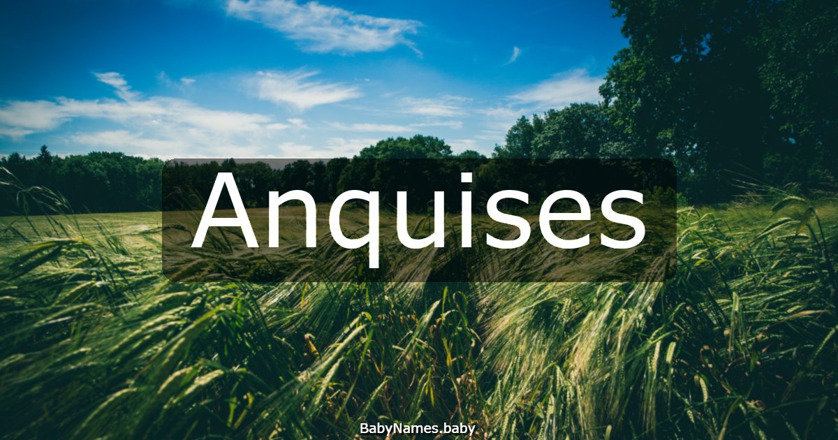 Anquises