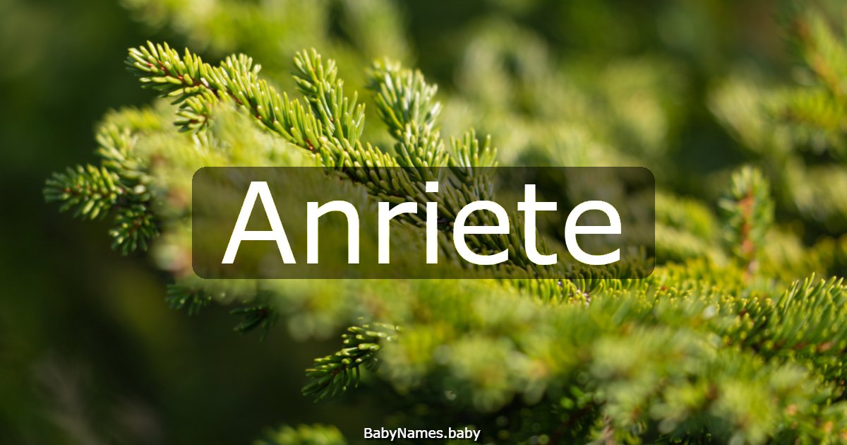 Anriete