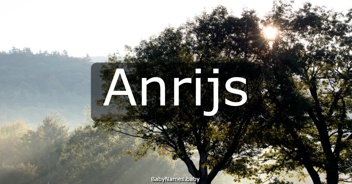 Anrijs