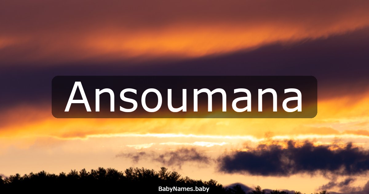 Ansoumana