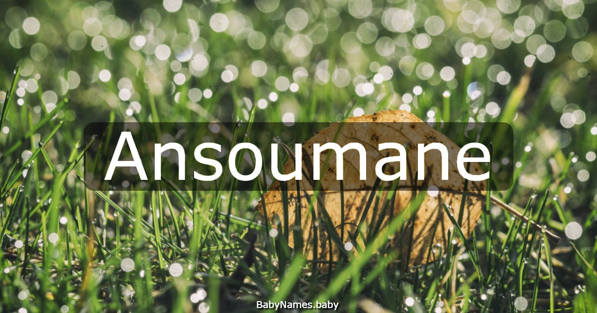 Ansoumane