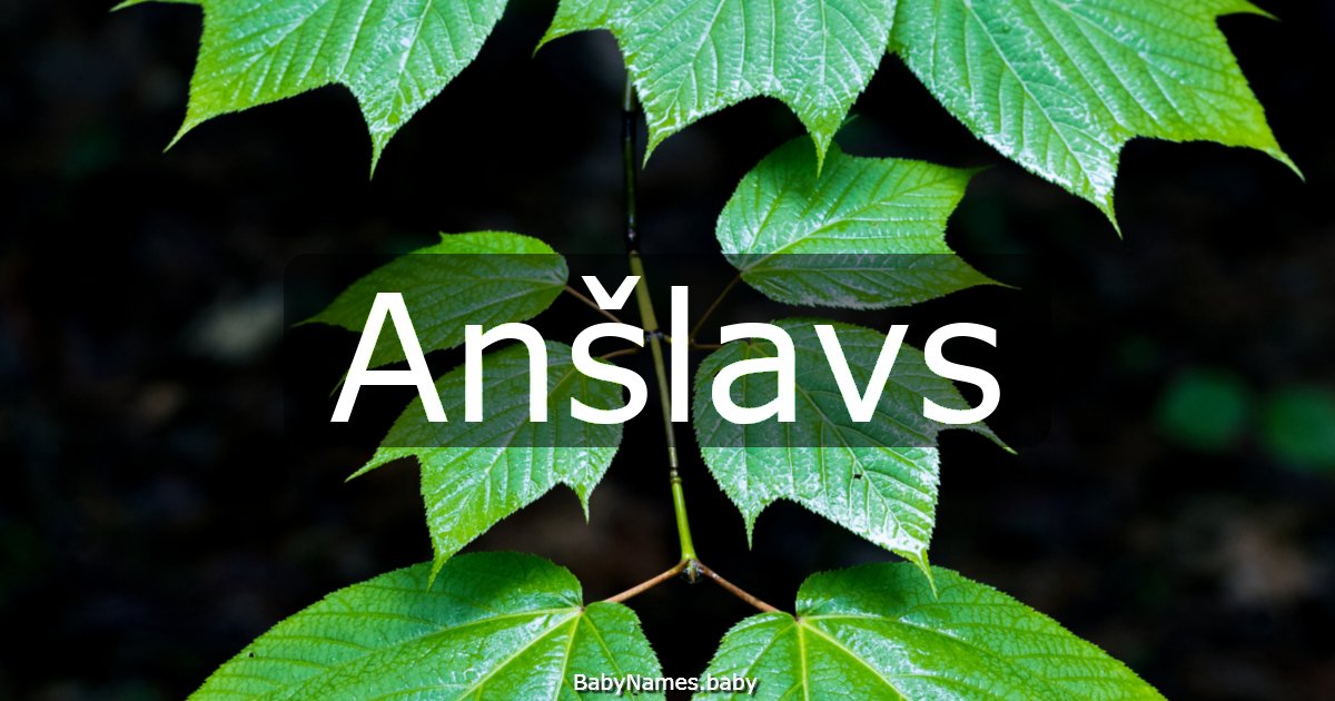 Anšlavs