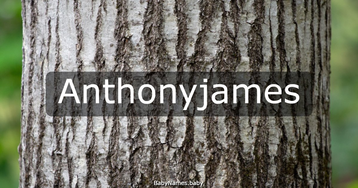 Anthonyjames