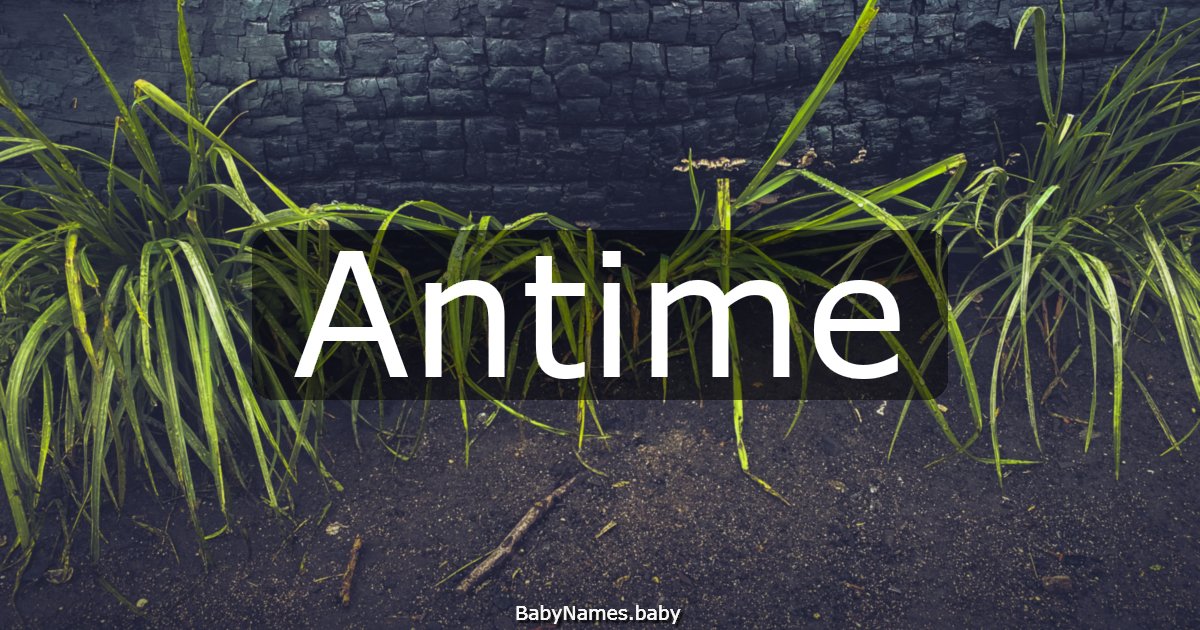 Antime
