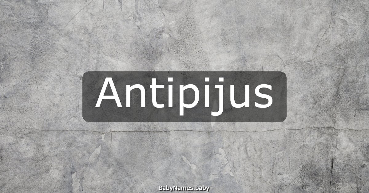 Antipijus