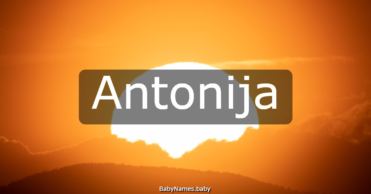 Antonija