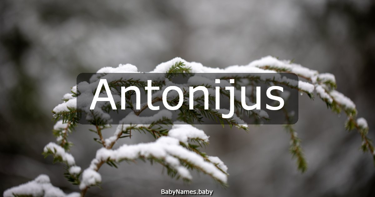 Antonijus