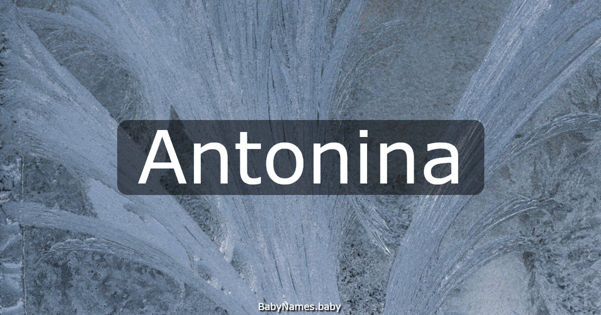 Antonina