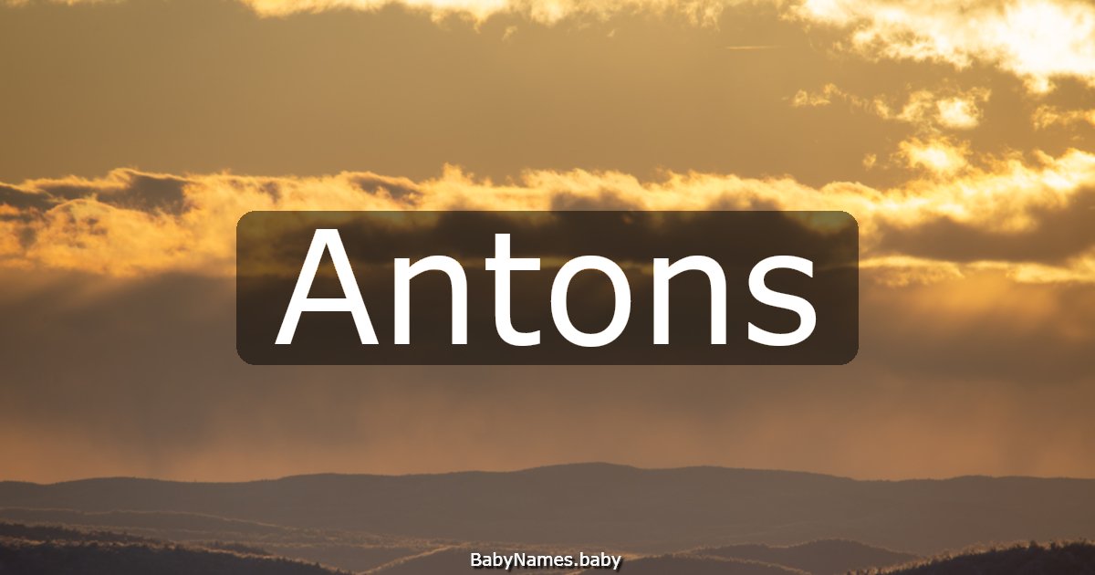 Antons