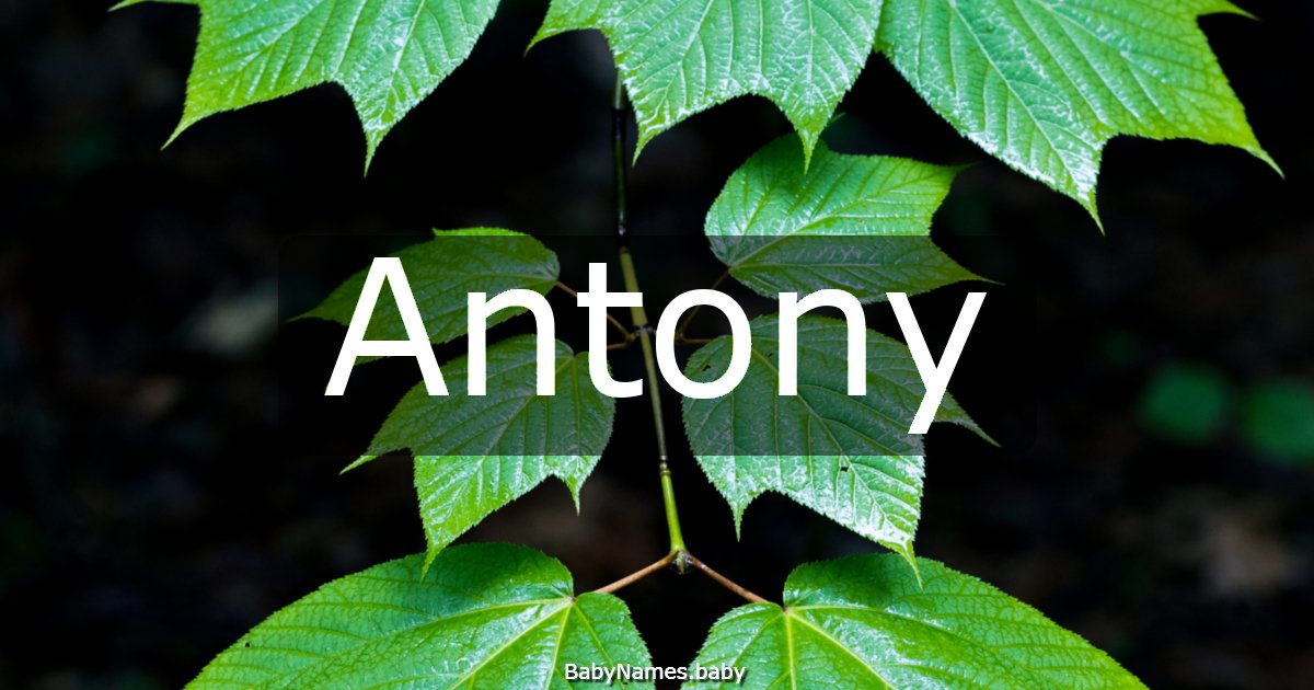 Antony