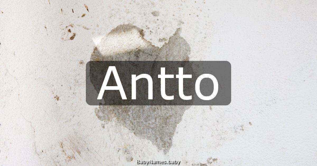 Antto