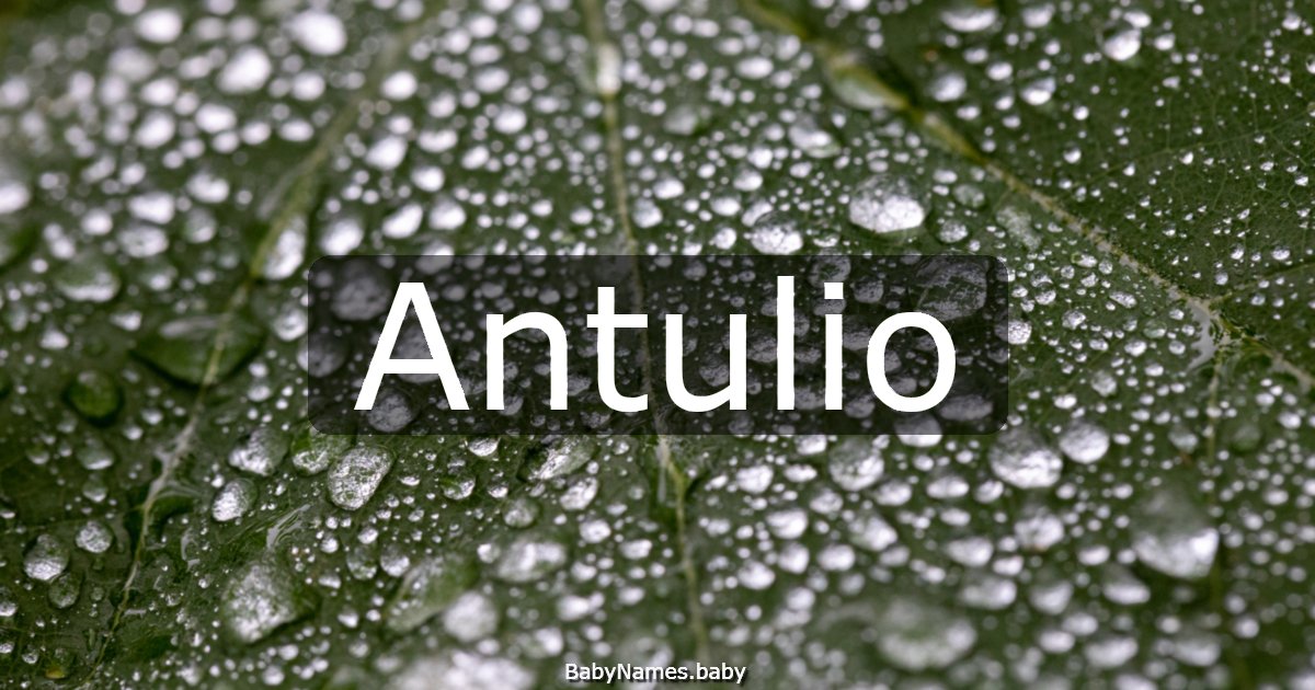 Antulio