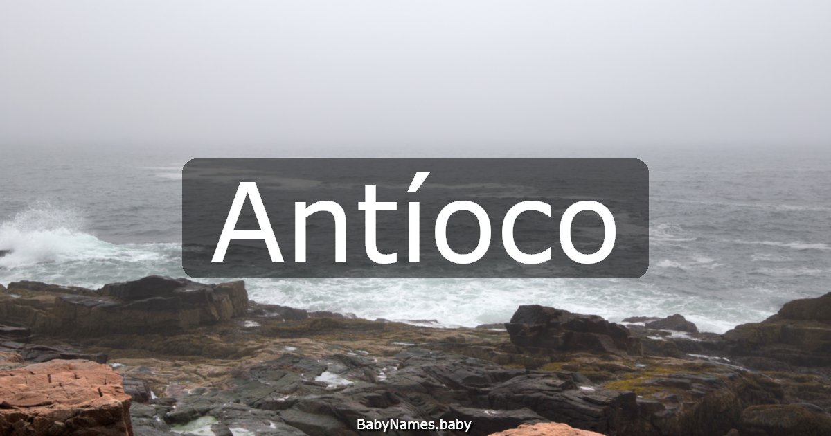 Antíoco