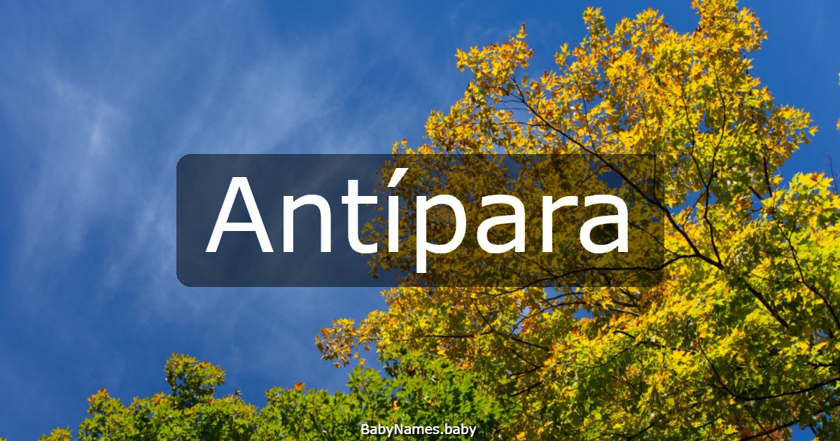 Antípara