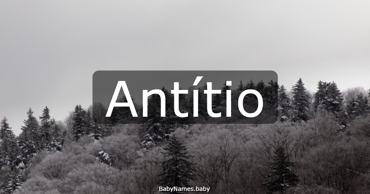 Antítio