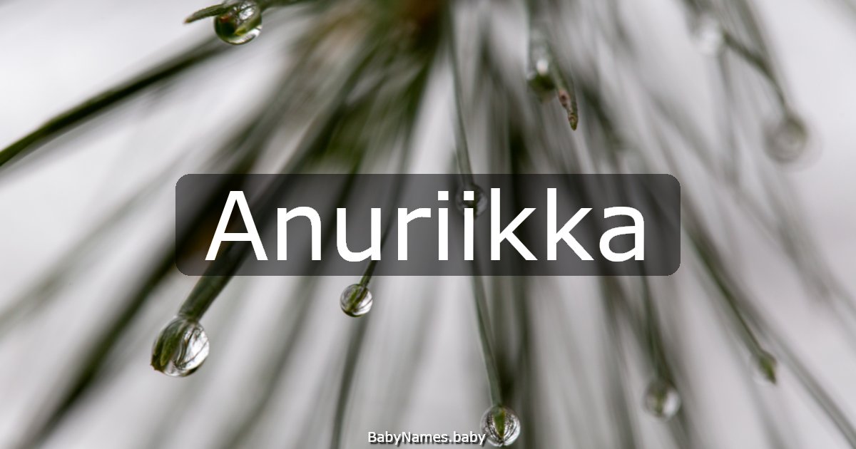 Anuriikka