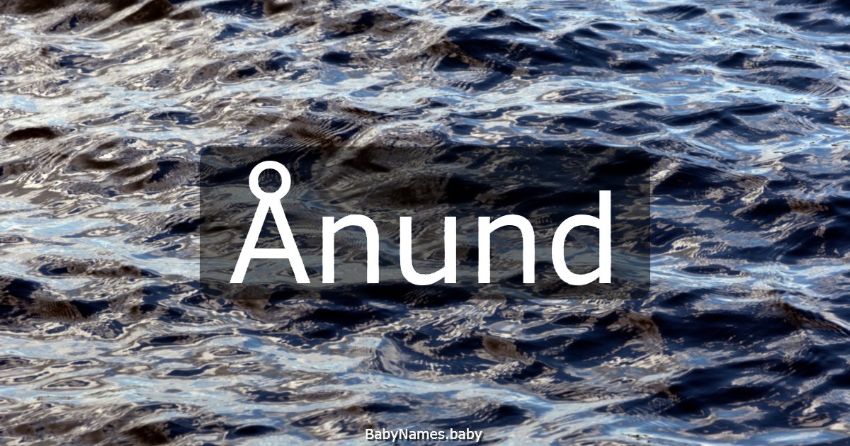 Ånund