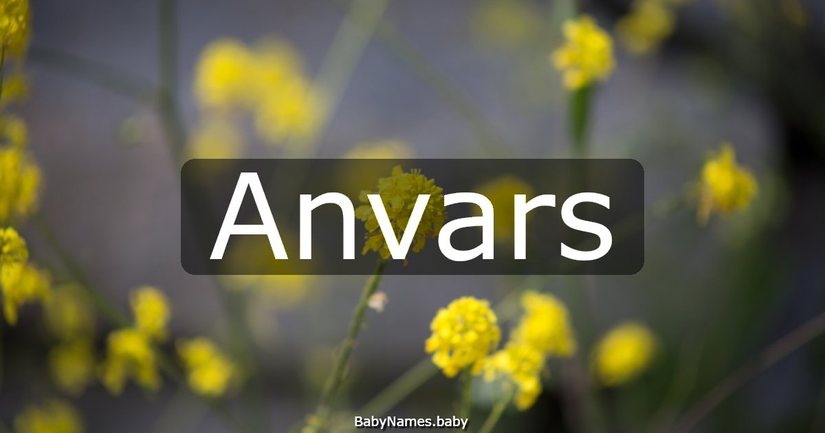 Anvars