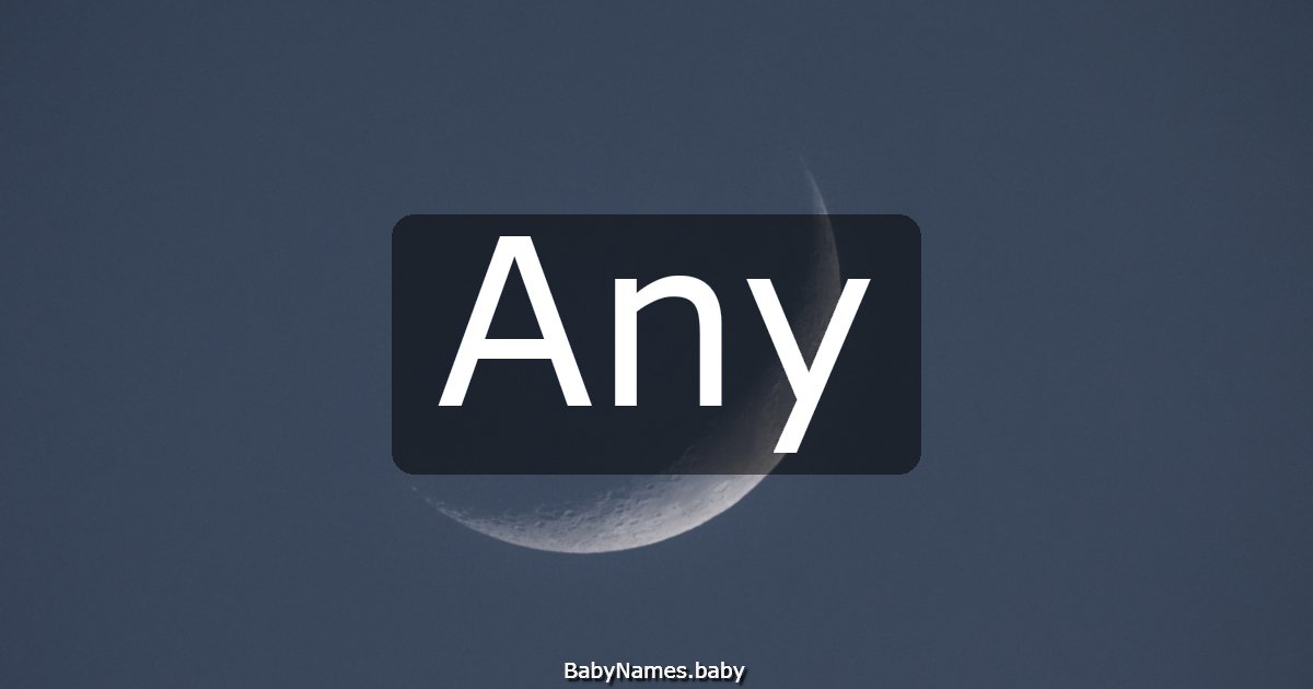 Any