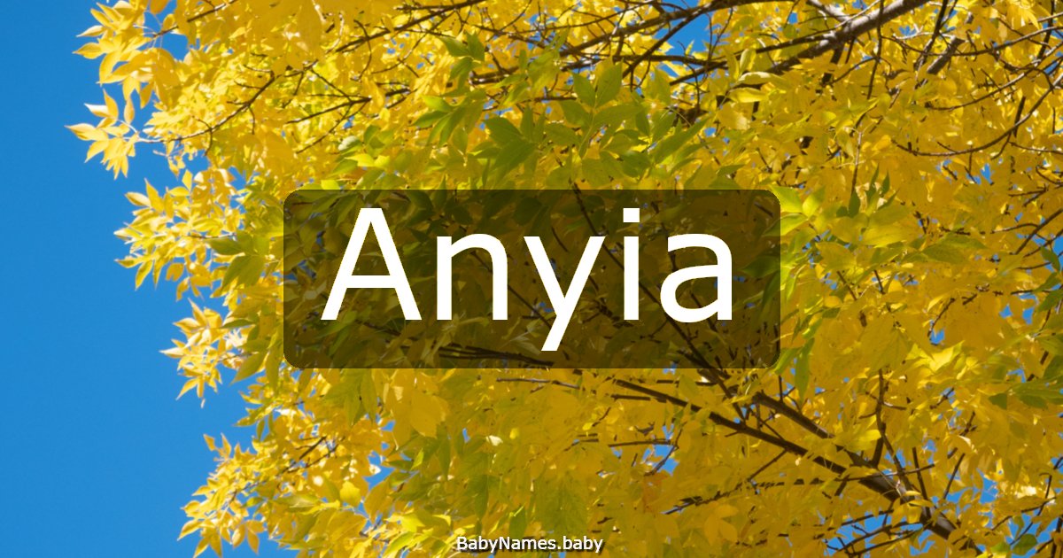Anyia