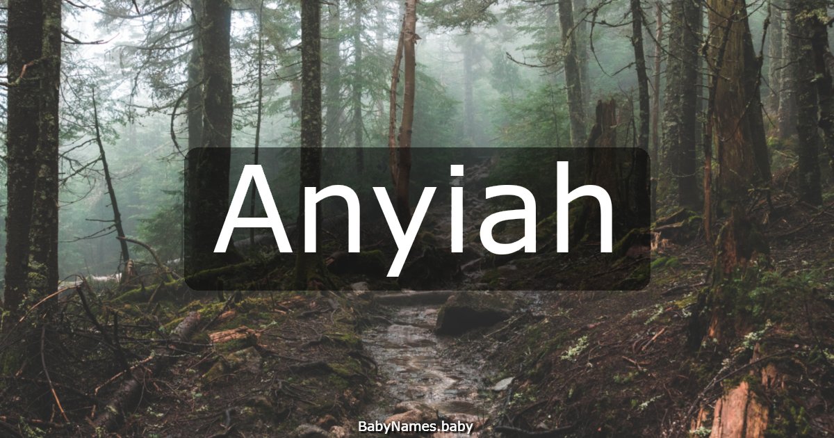 Anyiah