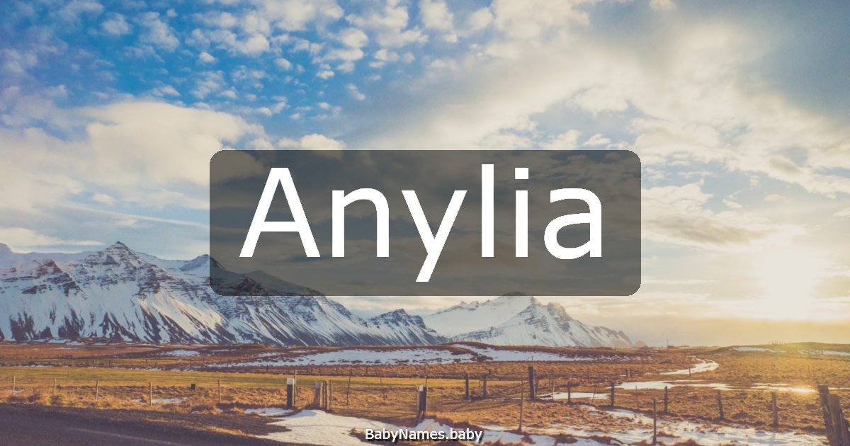 Anylia