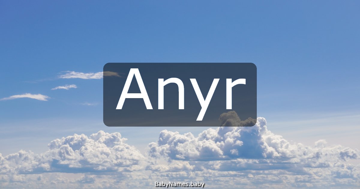 Anyr