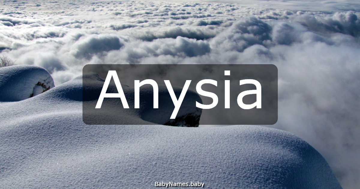 Anysia