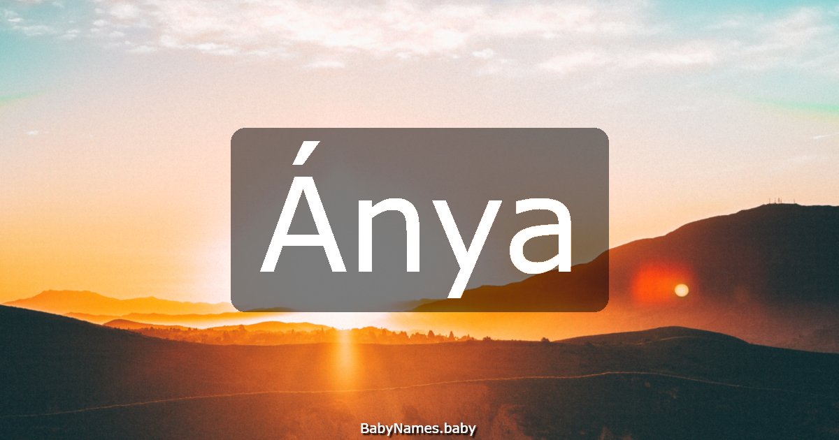 Ánya