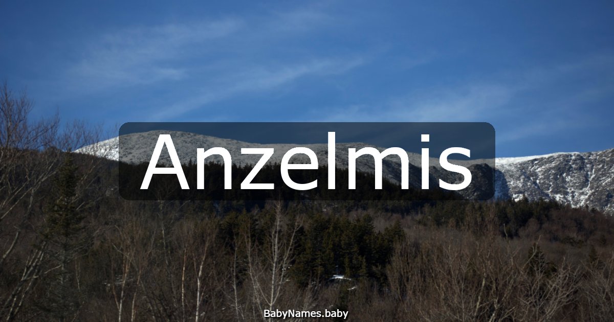 Anzelmis