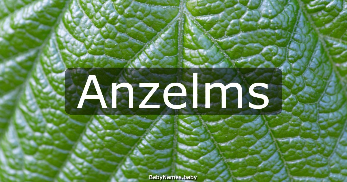 Anzelms