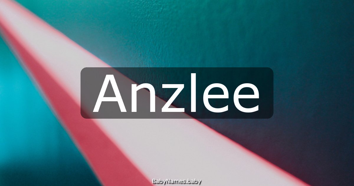 Anzlee