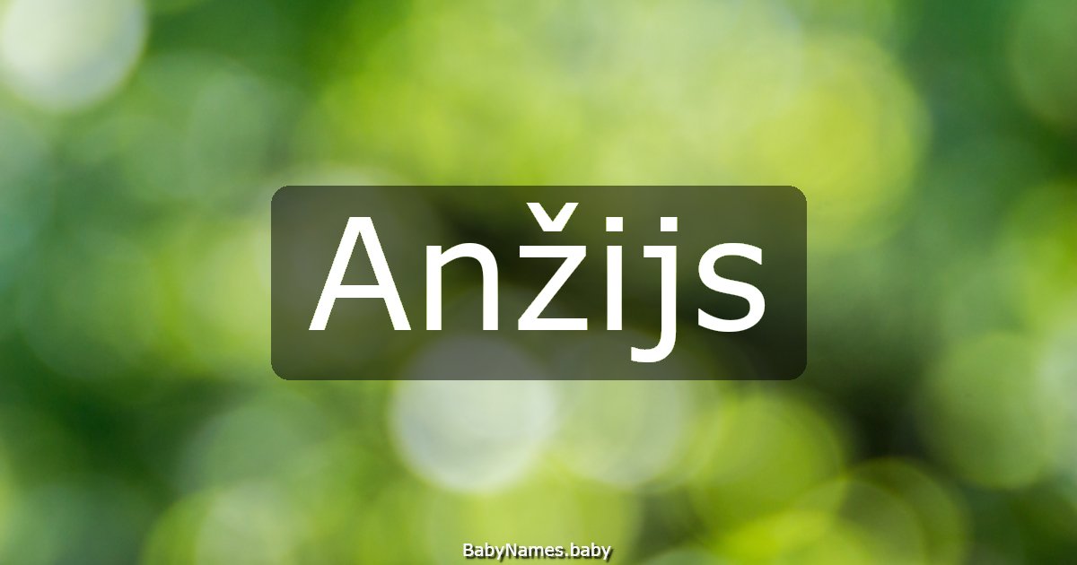 Anžijs