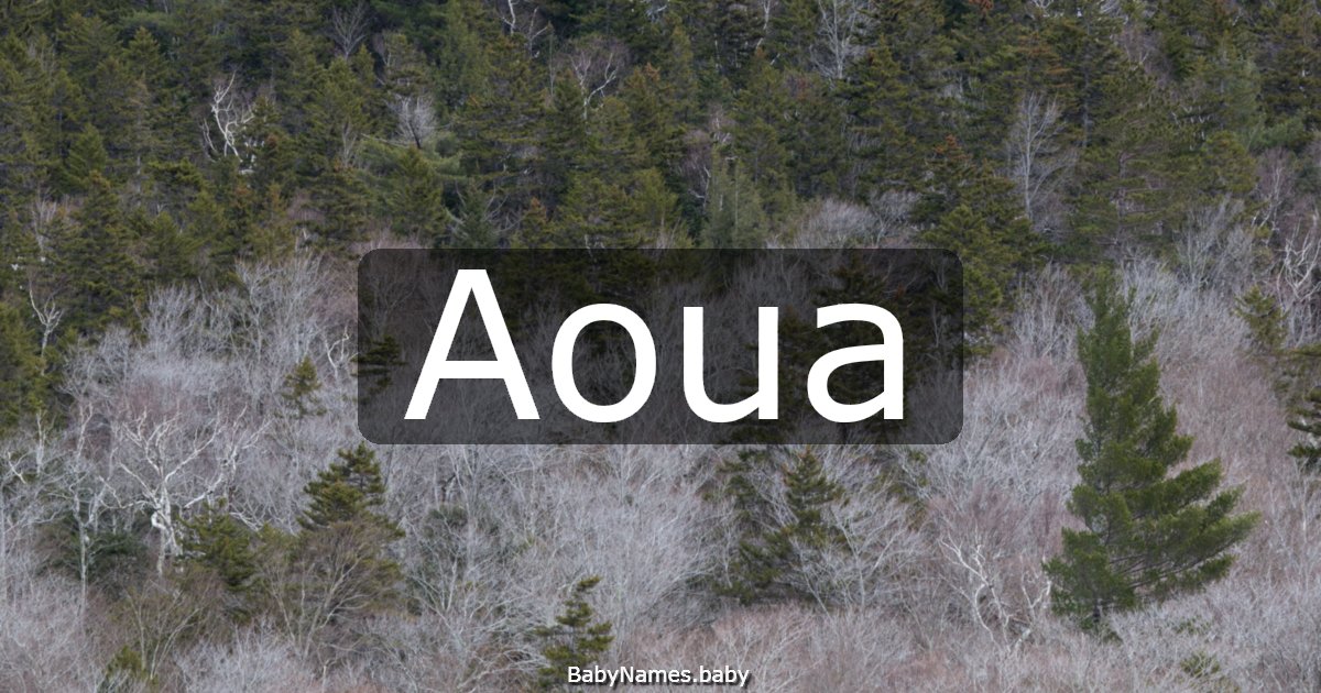 Aoua