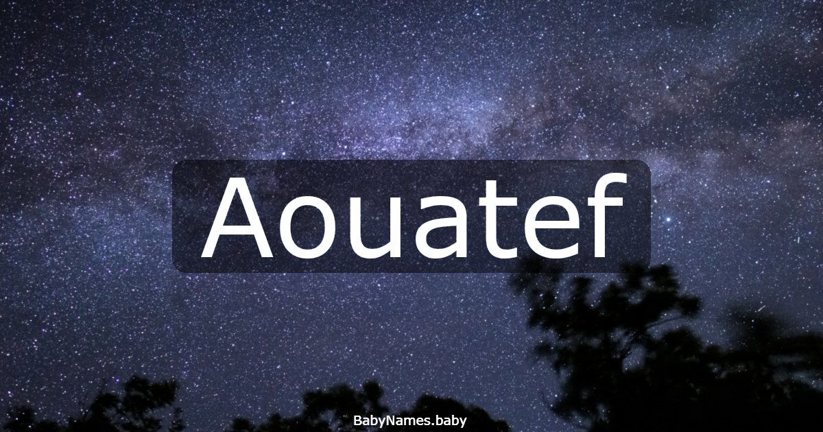 Aouatef